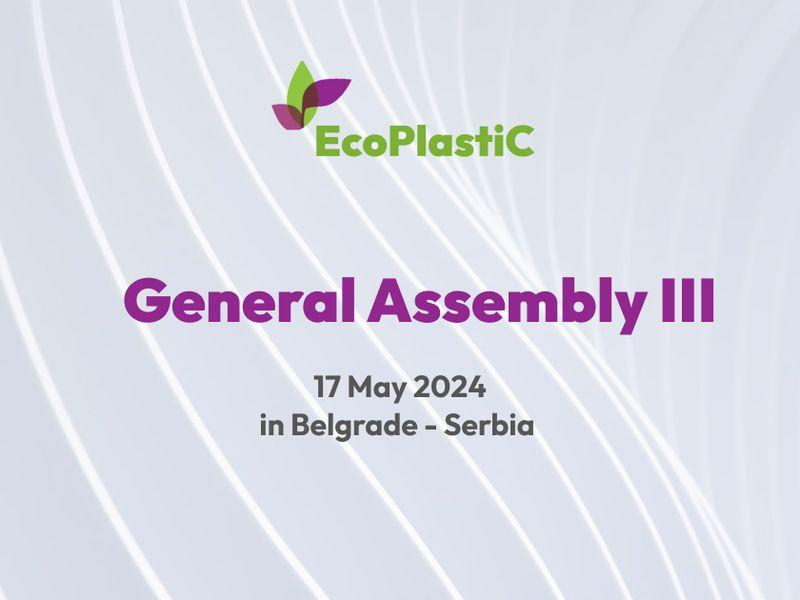 Cover Image for EcoPlastiC General Assembly III