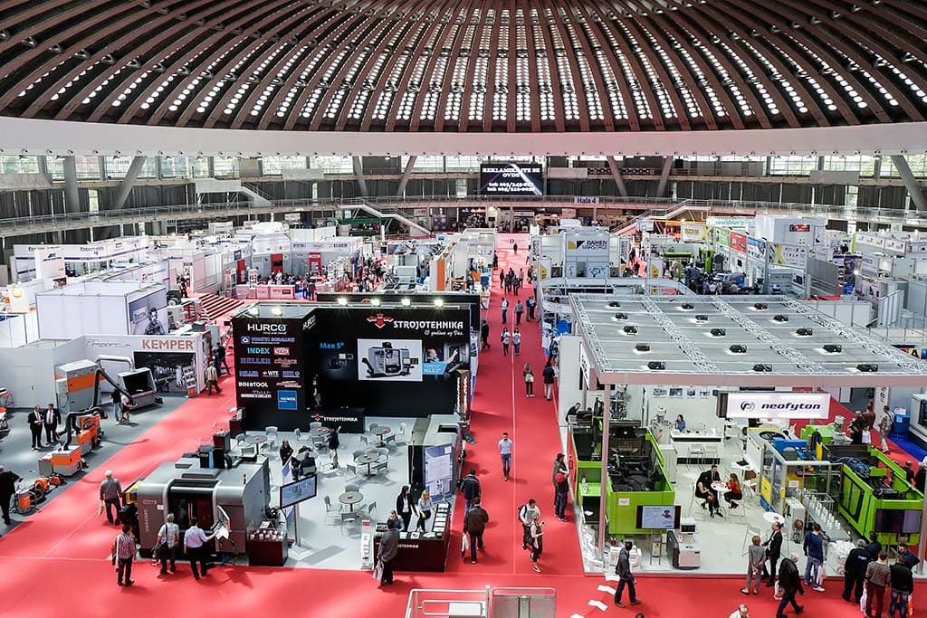 One of the exhibition halls at the 67th International Fair of Technics
and Technical Achievements in Belgrade (Serbia)