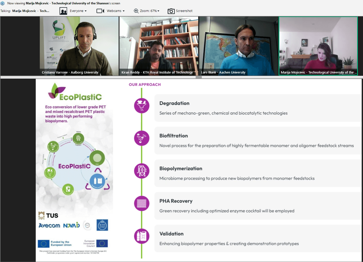 EcoPlastiC presentation snapshot