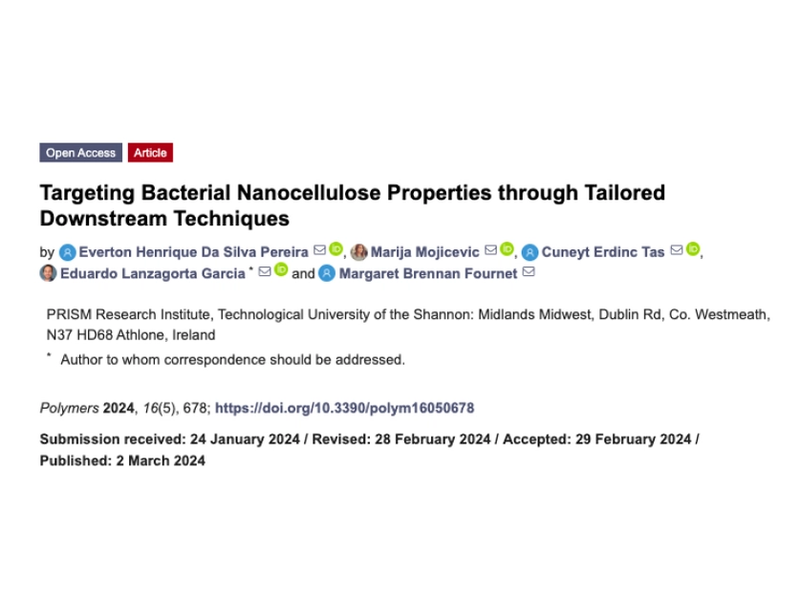 Cover Image for Targeting Bacterial Nanocellulose Properties through Tailored Downstream Techniques