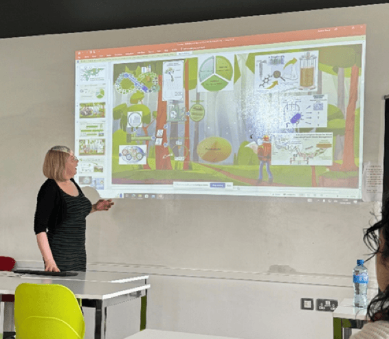 Snapshot of presentation