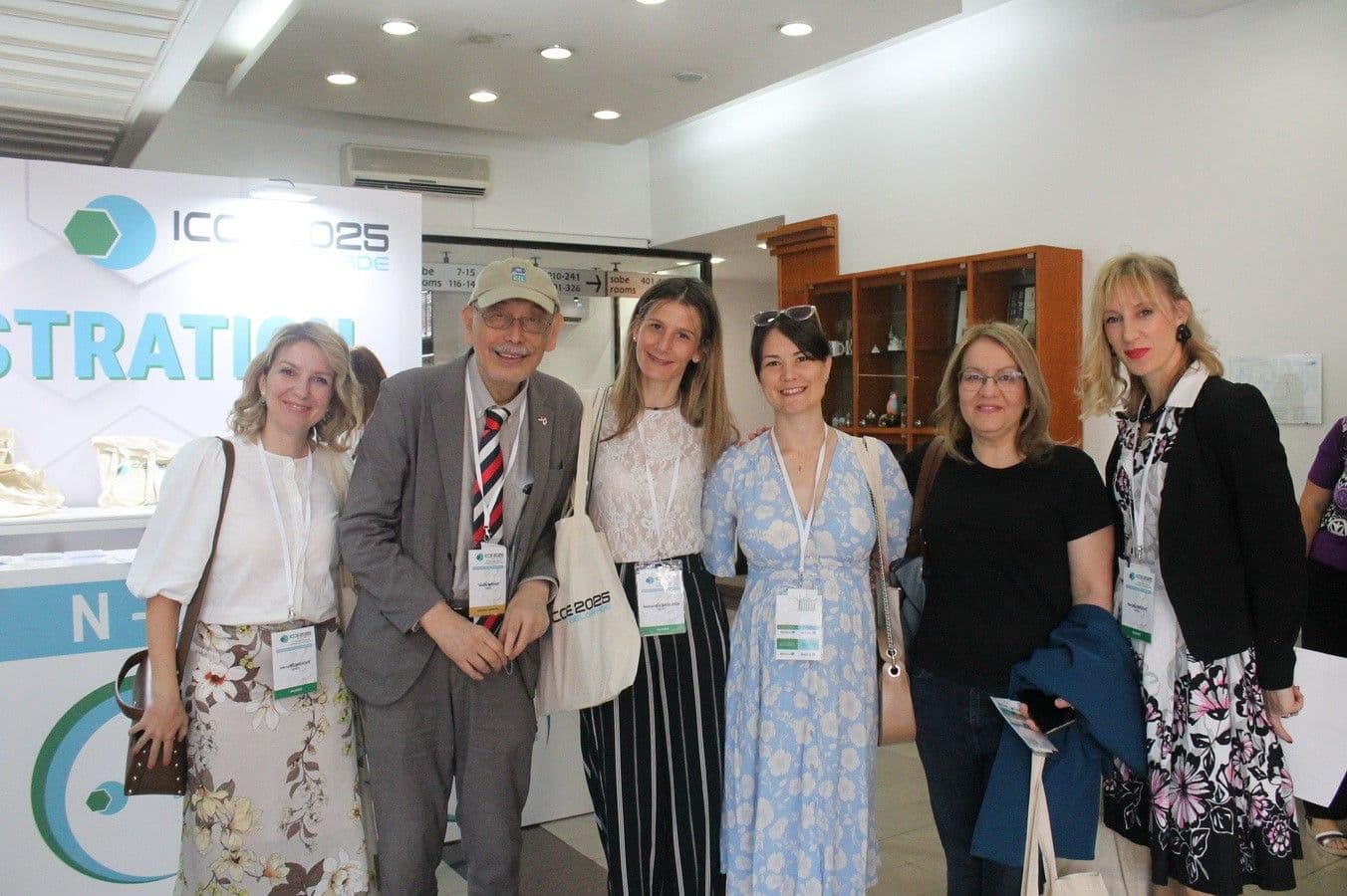 IMGGE attendants at ICCE2025 during a networking session