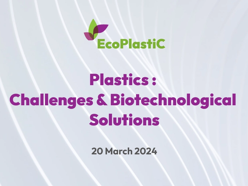 Cover Image for EcoPlastiC at the EFB “Plastics: Challenges and Biotechnological Solutions”