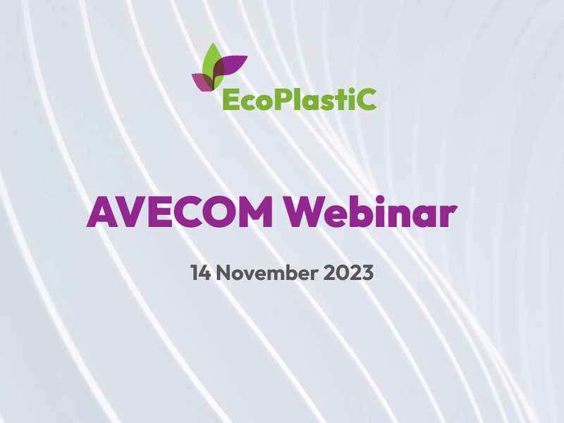Cover Image for EcoPlastiC presented at the Avecom webinar